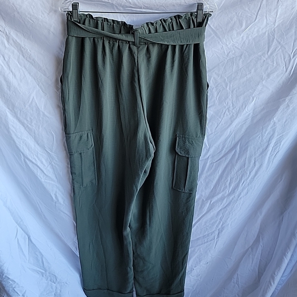 CARGO pant with paperbag waist - Picture 5 of 8